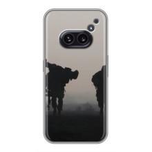 Чехлы на военную тематику для Nothing Phone 2a – Бой солдат