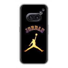 Чехлы для Nothing Phone 2a - с картинкой JORDAN (AlphaPrint) (Jordan Gold)
