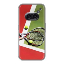 Чехлы с принтом Спортивная тематика для Nothing Phone 2a – Ракетки теннис