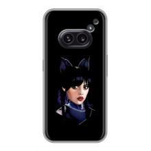 Чехлы с принтом Уэнсдей на Nothing Phone 2a – Милая Уэнсдей