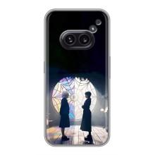 Чехлы с принтом Уэнсдей на Nothing Phone 2a – Уэнсдей и Энди