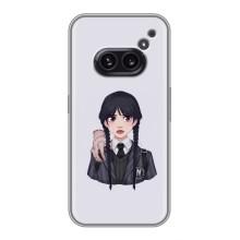 Чехлы с принтом Уэнсдей на Nothing Phone 2a – Вещь Венсдей