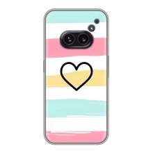 Чехлы с тематикой "Маленькие Сердечки" на Nothing Phone 2a (Красивое сердечко)