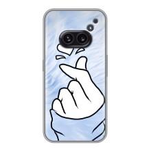 Чехлы (Знак сердечка) на Nothing Phone 2a – Сердечка знак