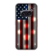 Чехол Флаг USA для Nothing Phone 2a (Флаг США 2)