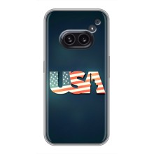 Чехол Флаг USA для Nothing Phone 2a (USA)