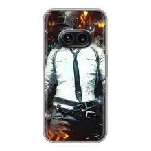 Силиконовый чехол с картинкой "Герой Pubg" на Nothing Phone 2a – Man Пубг