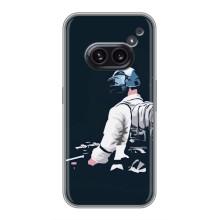 Силиконовый чехол с картинкой "Герой Pubg" на Nothing Phone 2a – В экиперовке