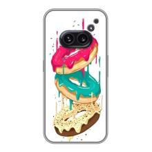 Чохол з зображенням смачної їжі для Nothing Phone 2a – Соковиті пончики