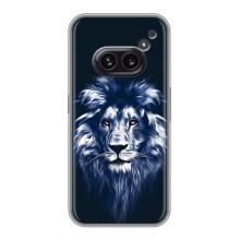 Чохол з картинкою на Nothing Phone 2a – Лев – синій