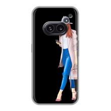 Чохол з картинкою Модні Дівчата Nothing Phone 2a – Дівчина з телефоном