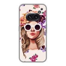 Чохол з картинкою Модні Дівчата Nothing Phone 2a – Дівчина в окулярах