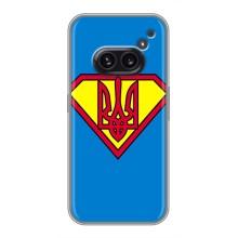 Чехол с картинкой (Патриотический ГЕРБ) на Nothing Phone 2a (Super - Герб)