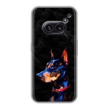 Бампер для Nothing Phone 2a с картинкой "Песики" – Собака Мопс