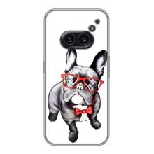 Бампер для Nothing Phone 2a с картинкой "Песики" – В очках