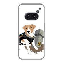 Чехол с принтом Собаки Патрон для Nothing Phone 2a – Пёс Патрон с ракетой