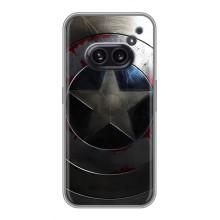 Чехол с Щитом Капитана Америки на Nothing Phone 2a – Ретро Щит Капитана