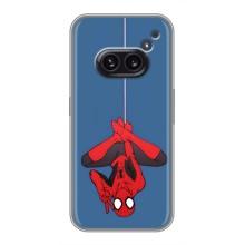 Чехол Супергерой Человека Паука на Nothing Phone 2a – На паутине