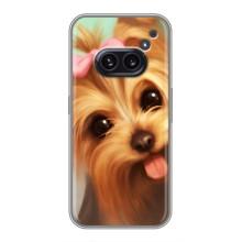 Чехол (ТПУ) Милые собачки для Nothing Phone 2a – Йоршенский терьер