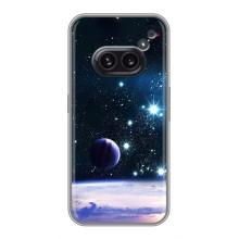 Чехол (ТПУ) с планетами на Nothing Phone 2a – Космический вид