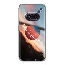 Чехол (ТПУ) с планетами на Nothing Phone 2a – Сатурн