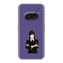 Чохли Венсдей на Nothing Phone 2a Уенсдей (AlphaPrint) (Венздей у чорному)