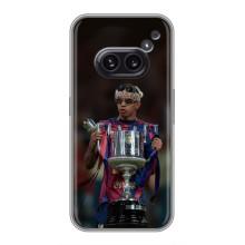 Чехол с футболистом Ламин Ямаль Nothing Phone 2a (Ямал с кубком)