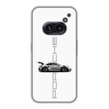 Чохол з авто Порше для Nothing Phone 2a – білий порше