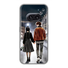 Чехол с дизайном Венздей 2 на Nothing Phone 2a – Уэнсдей и Тайлер