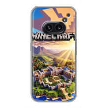 Чехол с картинками Майнкрафт для Насинг Фон 2а – Minecraft