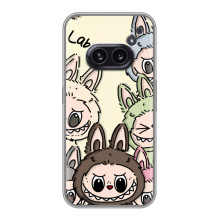 Чехол с Лабубу на Nothing Phone 2a (Коллаж Лабубу)