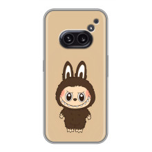 Чехол с Лабубу на Nothing Phone 2a (Коричневый Лабубу)