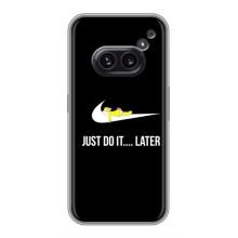 Чохол з логтипом Найк на Nothing Phone 2a (Nike just do it)