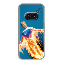 Чехол с принтом Фантастическая четверка для Nothing Phone 2a – Человек-Факел