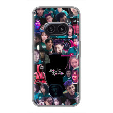 Чохол Гра в кальмара для Nothing Phone 2a – Колаж гра кальмара