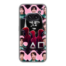 Чохол Гра в кальмара для Nothing Phone 2a – Персонажі гри кальмара