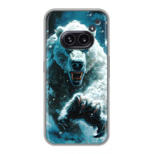 Чехол с картинкой «Хищники» для Nothing Phone 2a – Медведь