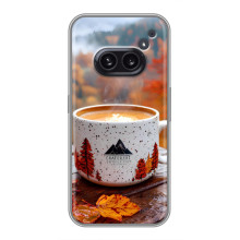 Чехол с уникальным дизайном «Осень с кофе» для Nothing Phone 2a – Кофе на природе