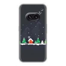 Силиконовый бампер на рождество для Nothing Phone 2a – Город зимний
