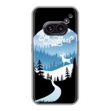Силиконовый бампер на рождество для Nothing Phone 2a – Рождественский Олень