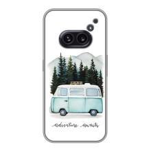Силиконовый бампер с картинкой машины на Nothing Phone 2a – Домик на колесах