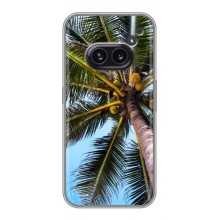 Силиконовый чехол с КАРТИНКАМИ лето для Nothing Phone 2a (AlphaPrint) (Пальма)