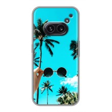 Силиконовый чехол с КАРТИНКАМИ лето для Nothing Phone 2a (AlphaPrint) (Взгляд лето)
