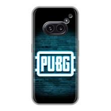 Чехол (TPU) с картинкой "Лого Пабг" на Насинг Фон 2а – Лого PUBG