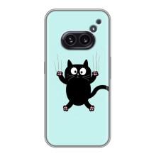 Силіконовий чохол з котиком для Nothing Phone 2a – Падаючий кіт
