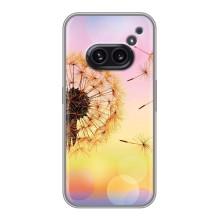 Силиконовый Чехол с одуванчиками на Nothing Phone 2a – Цветок-одуванчик