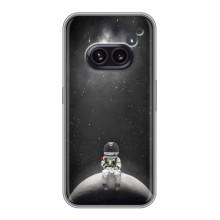 Силиконовый Чехол с принтом "Космонавты" на Nothing Phone 2a – Космонавт романтик