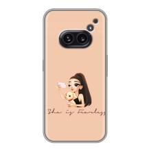 Силіконовый Чохол на Nothing Phone 2a з картинкой Модных девушек – З собакою