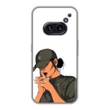 Силіконовый Чохол на Nothing Phone 2a з картинкой Модных девушек – У зеленому