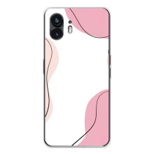 Чехол цветочный дизайн для Nothing Phone 3 – Розовый фон